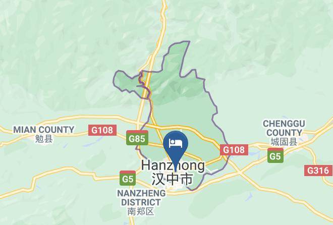 Hanzhong - Guofeng Commercial Hotel Maps