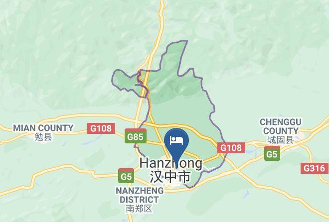Hanzhong - Guorui Hotel Maps