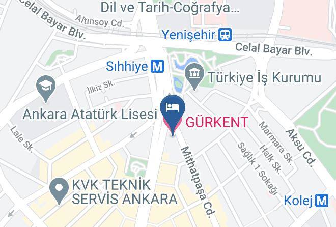 Gurkent Hotel Map