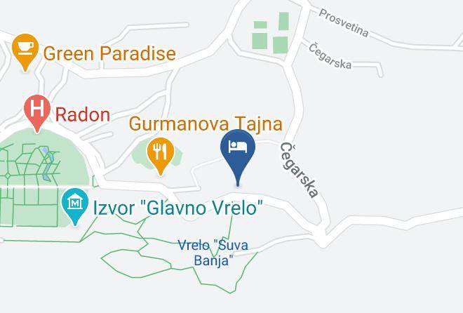 Nisava District - Gurmanova Tajna Prenociste Maps
