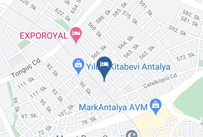 Muratpasa - Gurtas Otel Maps