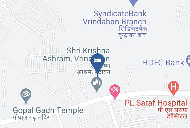 Vrindavan - Gurudham Ashram Maps
