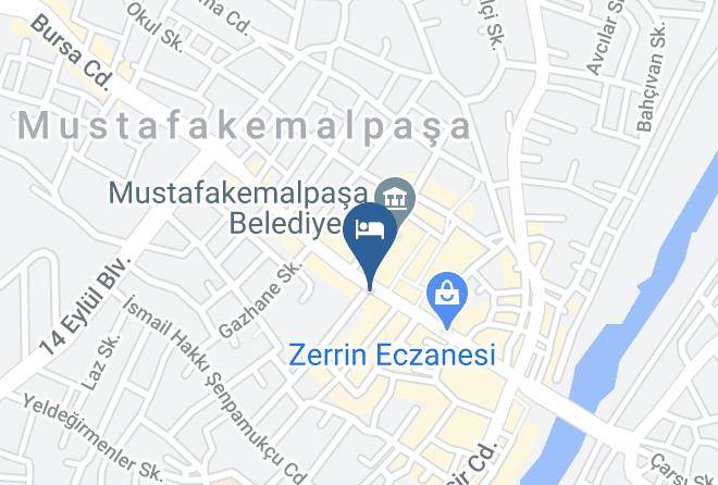 Mustafakemalpasa - Gurvardar Rezidans Otel Maps