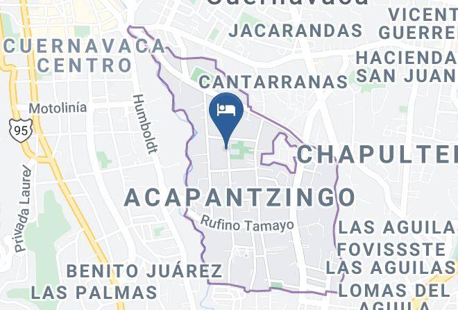 Cuernavaca - Gusto Cuernavaca Hotel&restaurante Maps