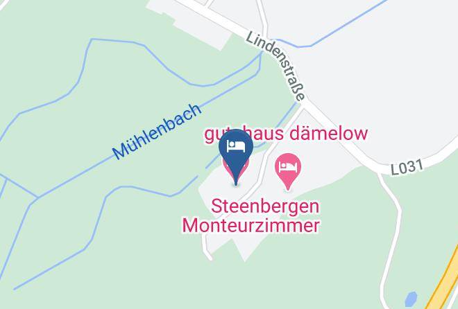 Nordwestmecklenburg - Gutshaus Damelow Ferienwohnung Bed&breahfast Maps