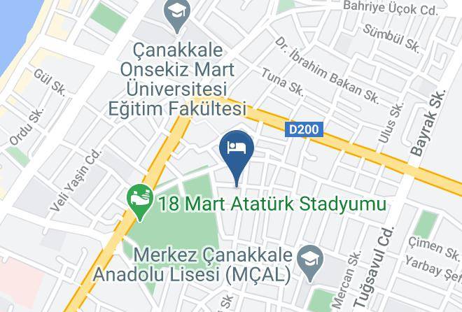 Canakkale Ismet Pasa - Guven Hotel Canakkale Maps