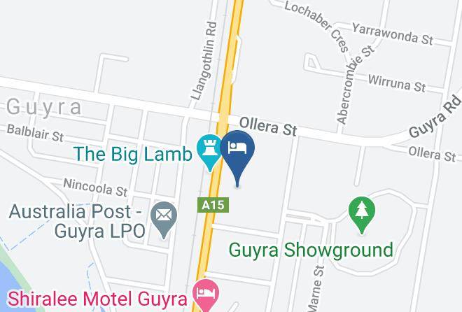 Armidale Regional - Guyra Motor Inn Maps