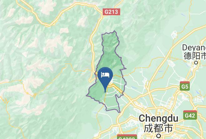 Chengdu - Guzi Qingcheng Courtyard Hot Spring Hotel Maps