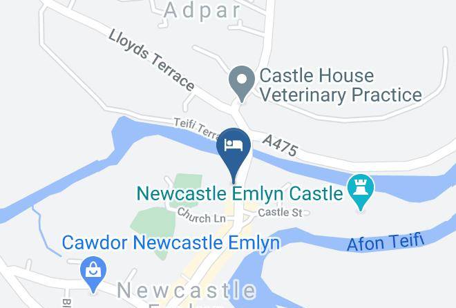Carmarthenshire - Gwesty'r Emlyn Hotel Maps