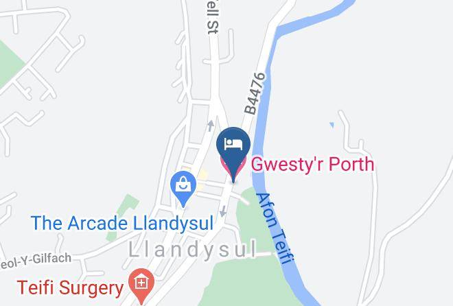 Ceredigion - Gwesty'r Porth Hotel Maps