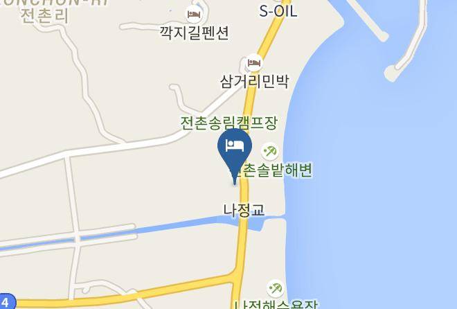Gyeongjusi - Gyeongju Gampo Beach Pension Maps