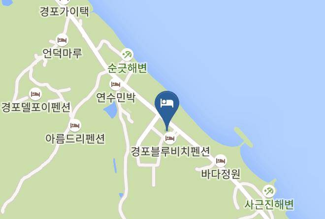 Gangneungsi - Gyeongpo Blue Beach Bed And Breakfast Maps