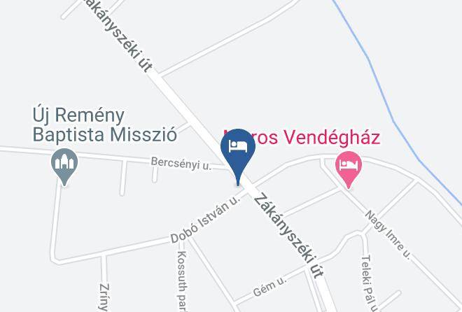 Gyongy Vendeghaz Map