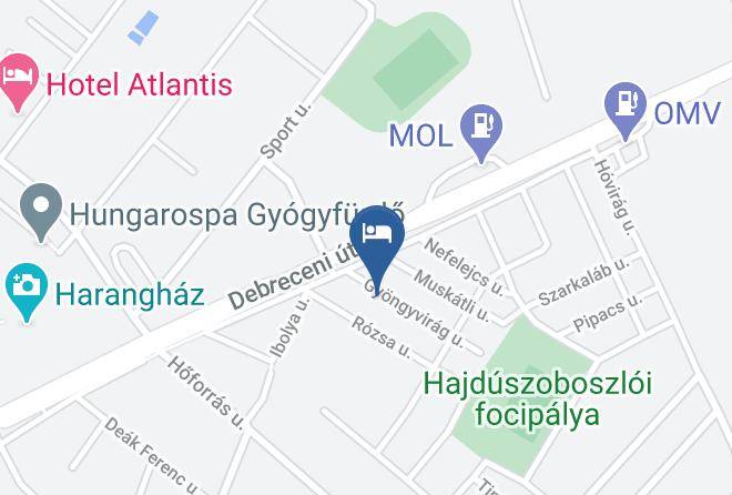 Hajduszoboszlo - Gyongyszem Vendeghaz Maps
