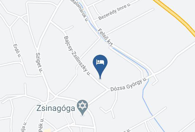 Koszeg - Gyongyvirag Panzio Es Kemping Maps