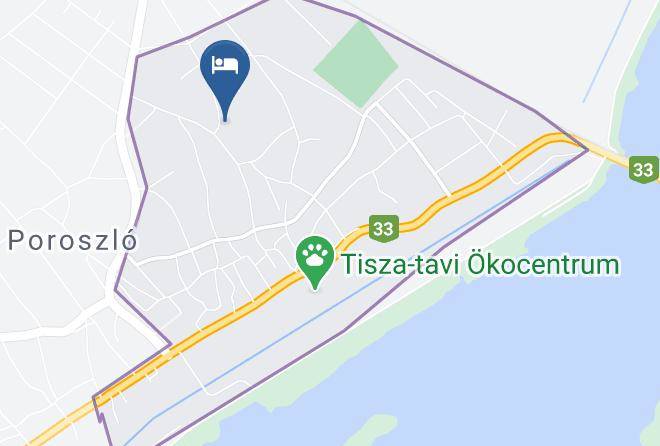 Poroszlo - Gyumolcsos Vendeghaz Maps