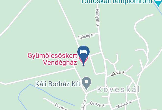 Koveskal - Gyumolcsoskert Vendeghaz Maps