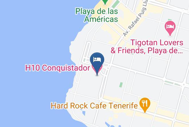 Santa Cruz De Tenerife - H10 Conquistador Maps