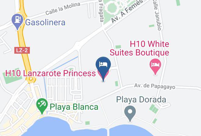 Las Palmas - H10 Lanzarote Princess Maps