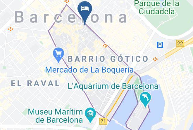 Barcelona - H10 Madison Maps