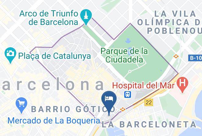Barcelona - H10 Port Vell Maps