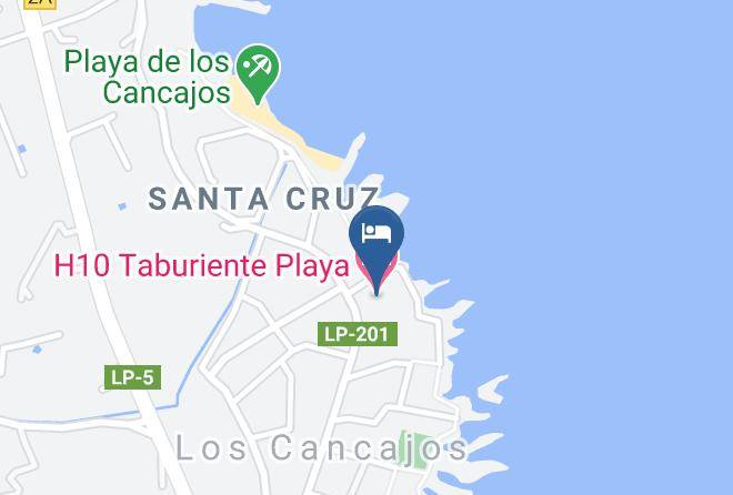 Santa Cruz De Tenerife - H10 Taburiente Playa Maps