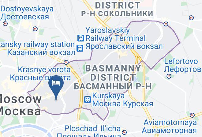 Moscow - H11 Loft Hotel Maps