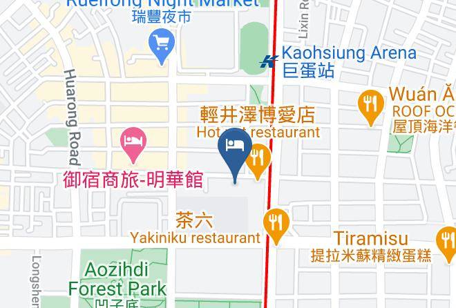 Gushan District - H2o Hotel Maps