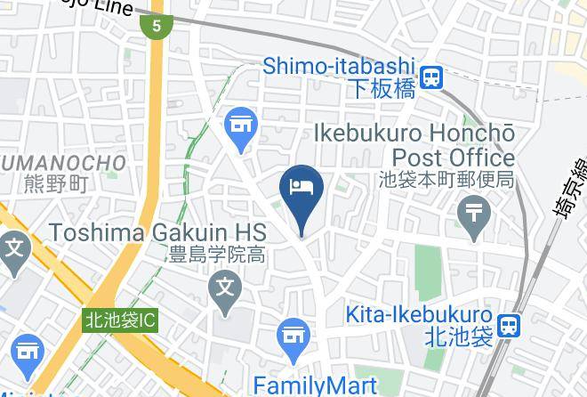 H2o Stay Ikebukuro Map