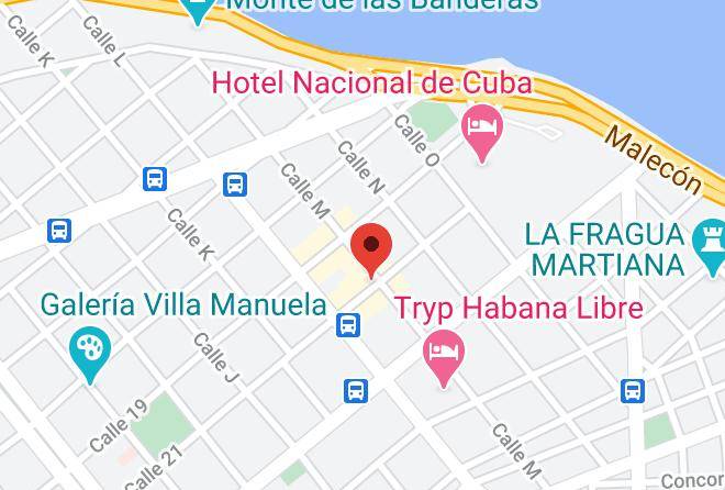 Habana 21 Map