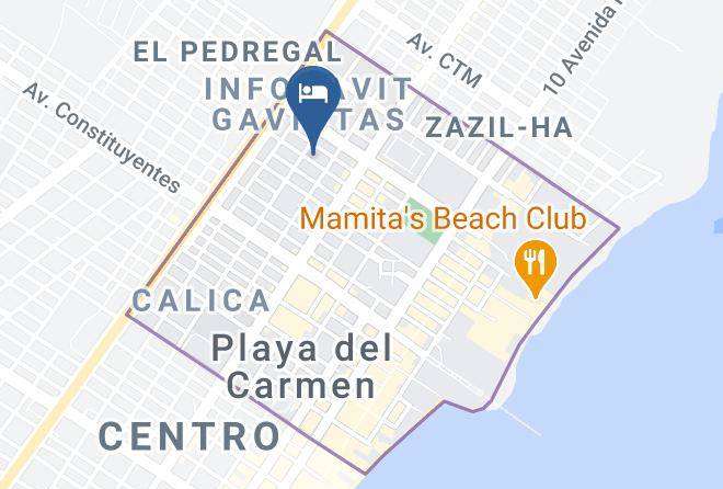 Solidaridad - Habanero Suites Condominios Maps