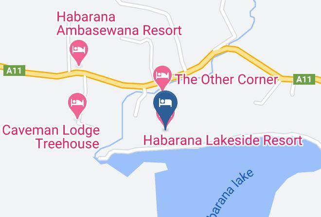 Habarana Lakeside Resort Map