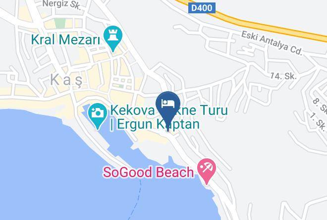 Kas - Habesos Hotel Maps