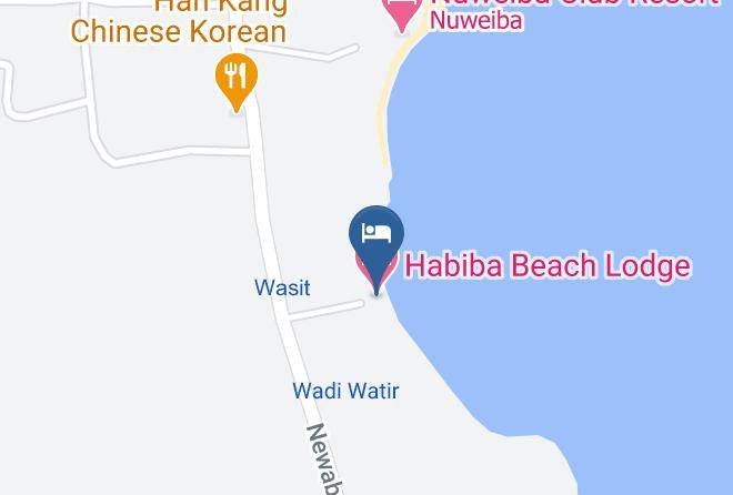 Nuweiba - Habiba Beach Lodge Maps