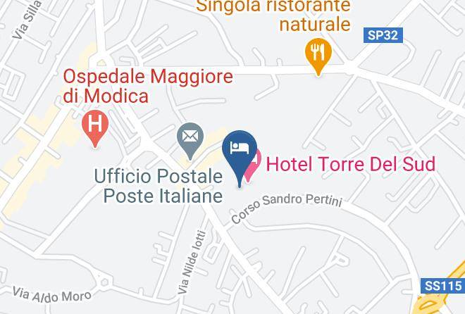 Ragusa - Habita B&b Maps