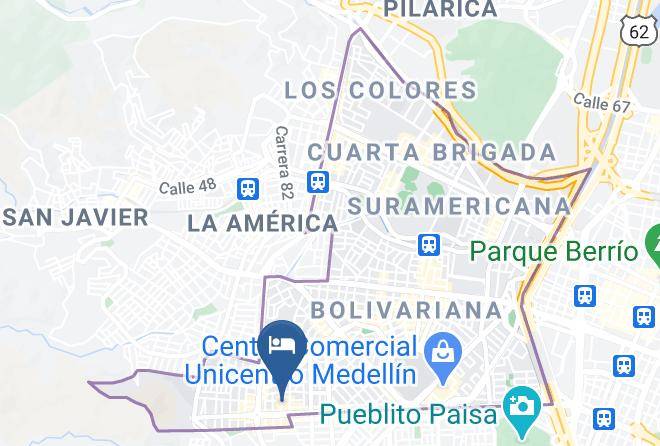 Medellin - Habita Estudios Laureles Maps