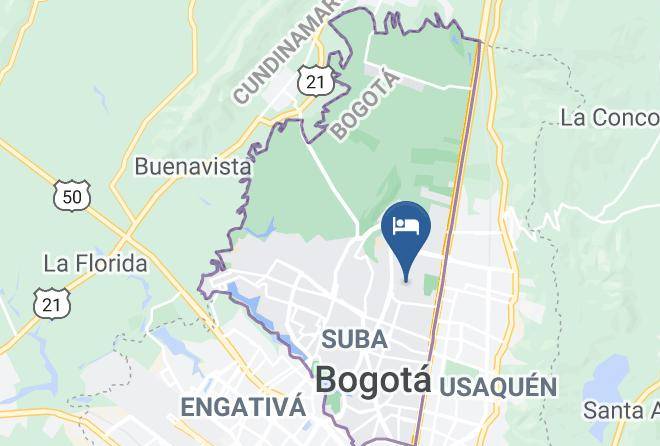 Bogota - Habitacion Bano Privado Maps