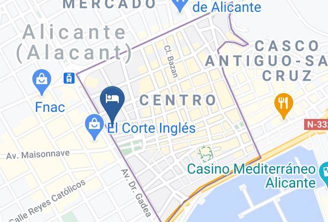 Alicante - Habitacion Centrica Maps
