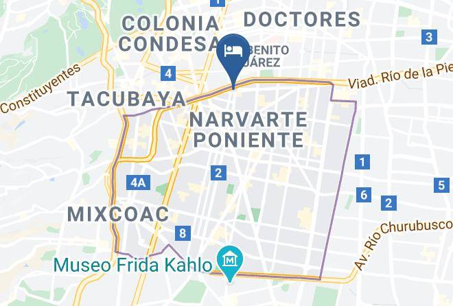 Benito Juarez - Habitacion Del Alma Del Valle Maps