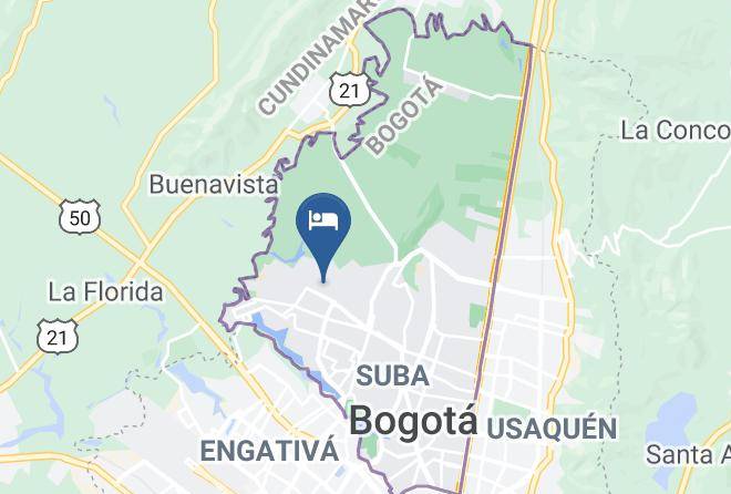 Bogota - Habitacion Individual Maps