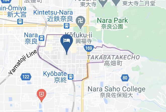 Nara City - Habitacion Nara Maps