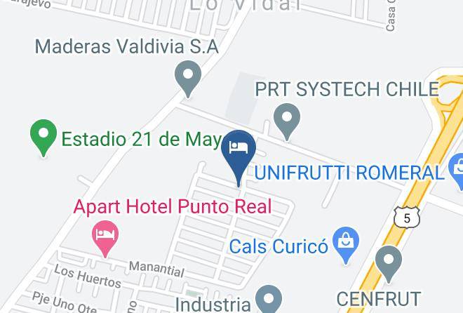 Curico Province - Habitacion Rosas Blancas Maps
