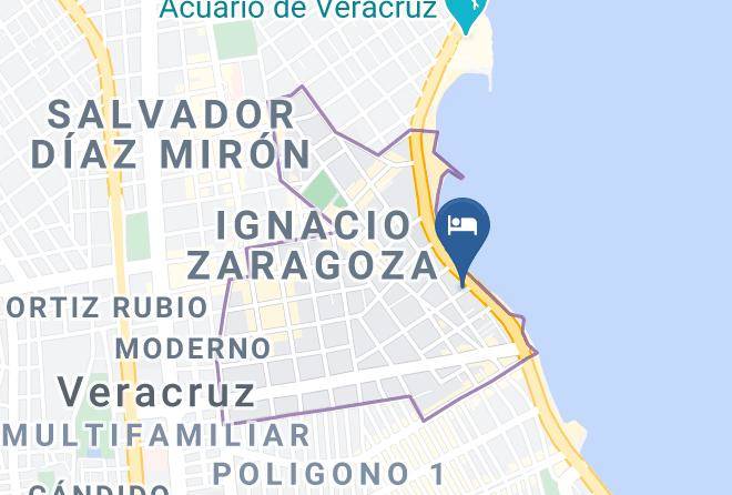 Veracruz Ignacio Zaragoza - Habitaciones Aurelia Maps
