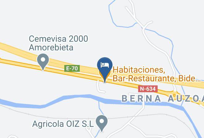 Bizkaia - Habitaciones Bar Restaurante Bide Ondo Maps