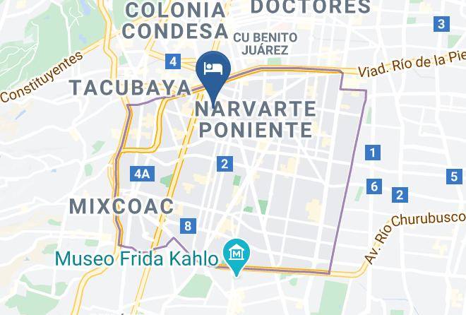 Benito Juarez - Habitaciones De Lujo Wtc Cdmx Maps