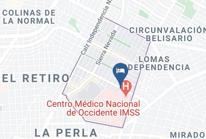 Guadalajara - Habitaciones Durango Maps