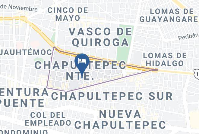 Morelia - Habitaciones Hotel Morelia Maps