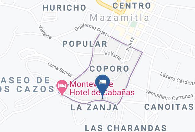 Mazamitla - Habitaciones La Higuera Maps