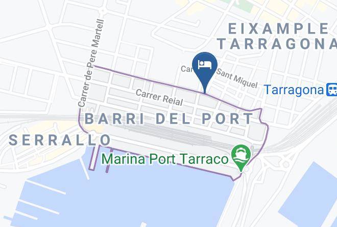 Tarragona - Habitaciones La Pilarica Maps