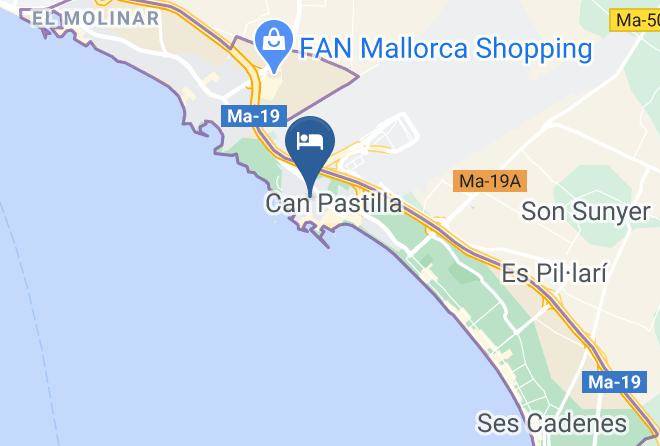 Baleares - Habitaciones Mallorca Beach Maps